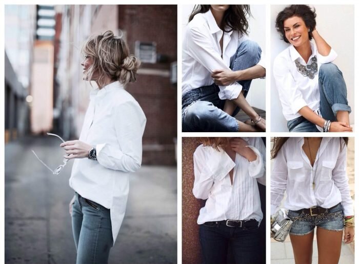 Белая рубашка — базовая вещь в гардеробе