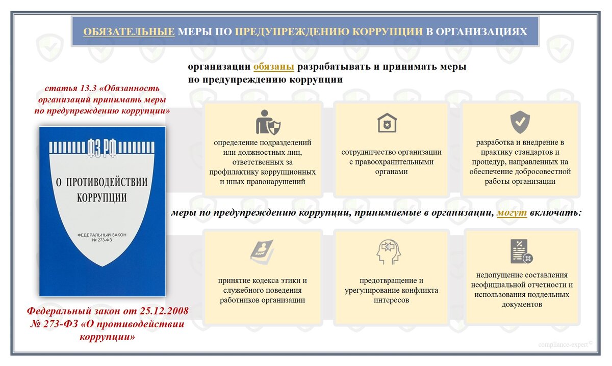 Статья 12 фз 273 о противодействии коррупции. Меры по противодействию коррупции в организации. Антикоррупционное законодательство.