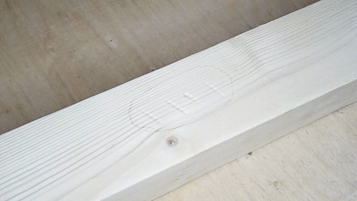 простой способ убрать вмятины на доске (древесине)