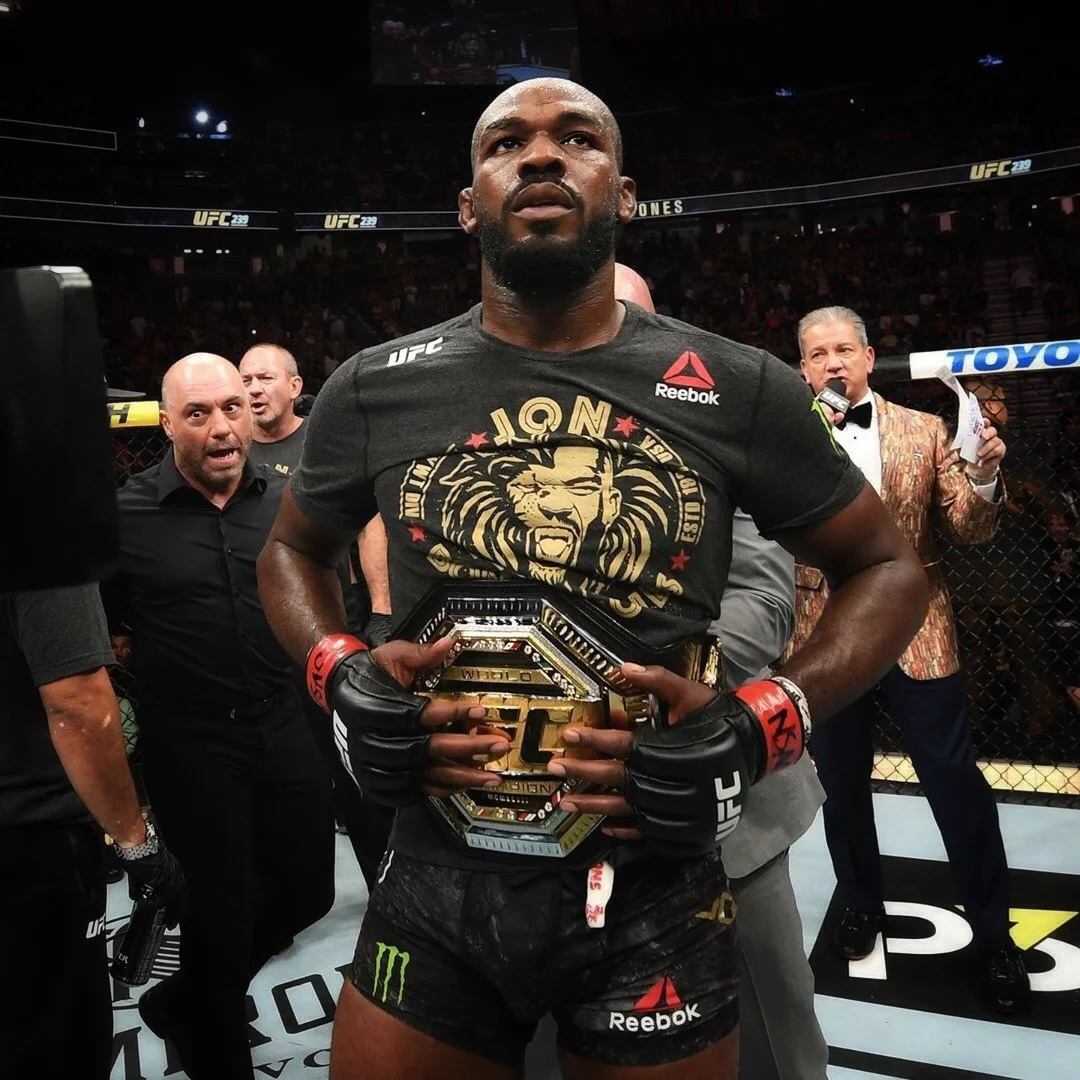 Джонс после защиты  титула