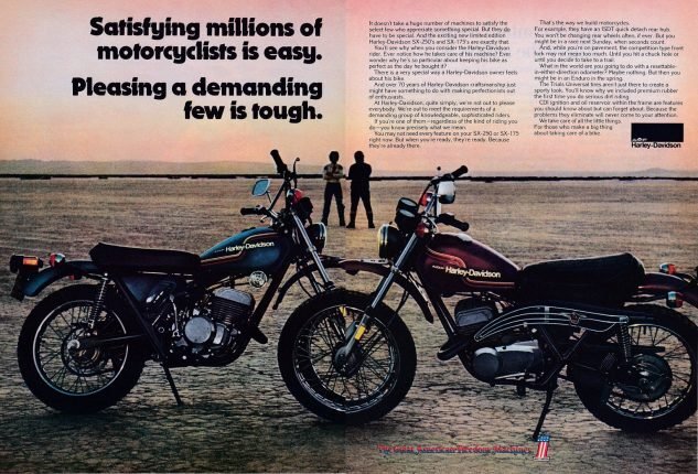 Harley-Davidson SX250      Фото из открытых источников