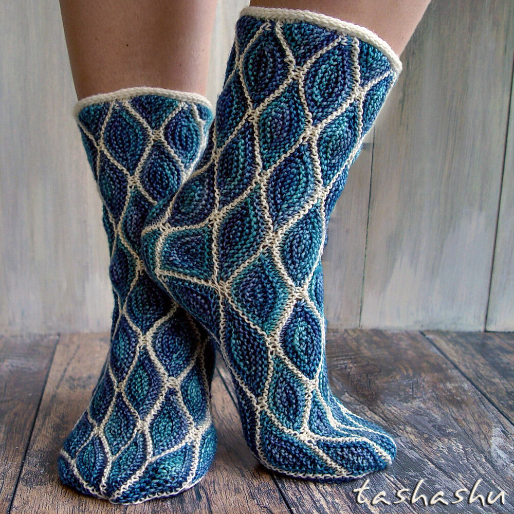 Как я вяжу носки: любимый способ вязания пятки. Пятка 