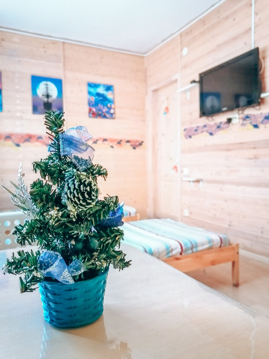 у нас уже новый год в номере