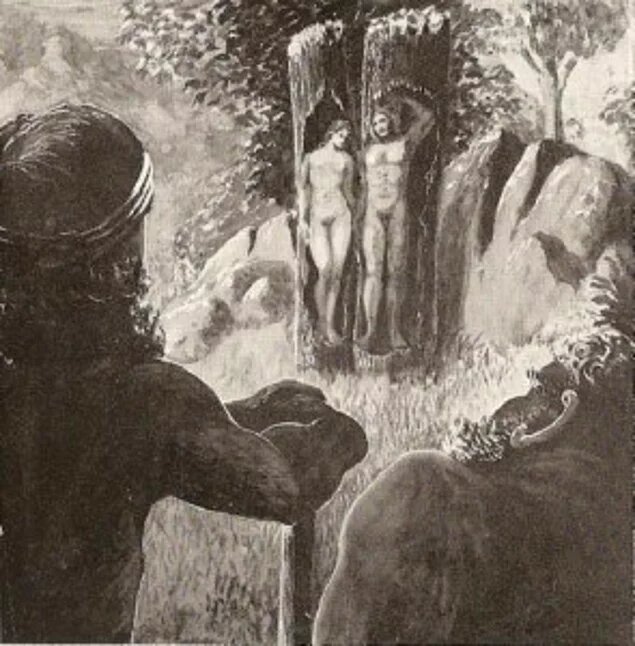 аск и эмбла мифология. икар мифы древней греции. первый человек в мифологии. китайская мифология бог паньгу. аск и эмбла скандинавская мифология.