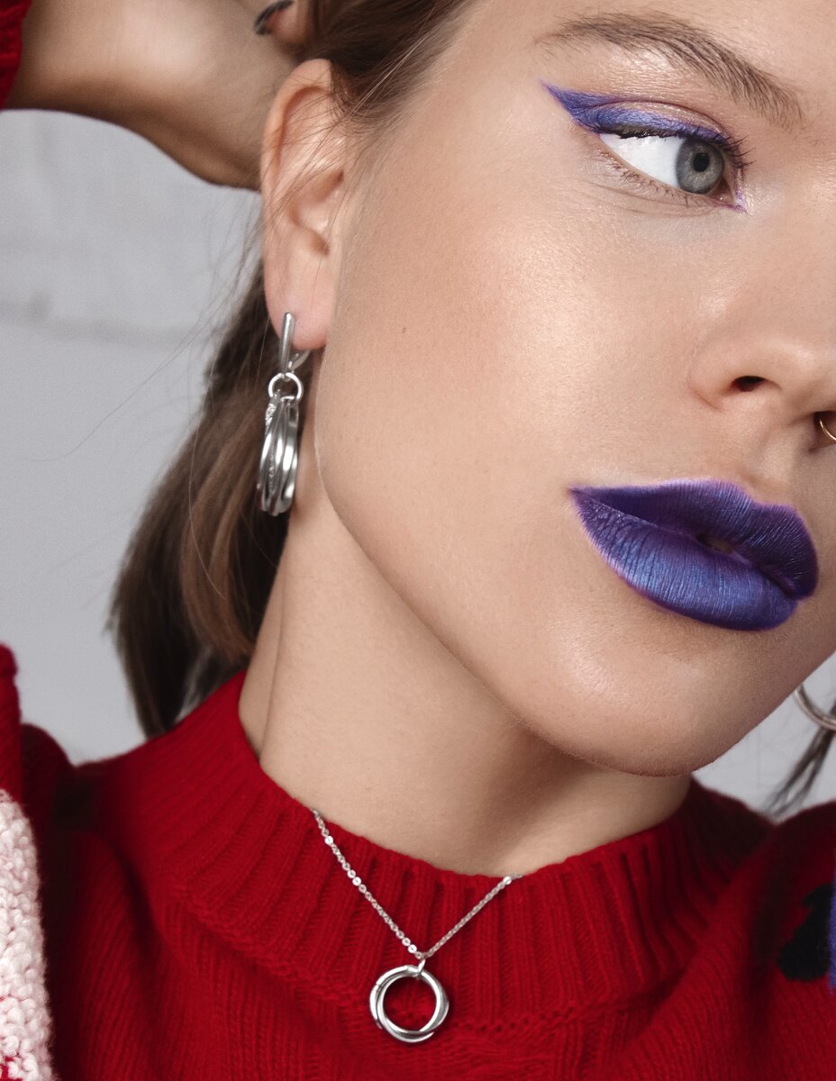 Колье и серьги "Сплетение" BOHOANN