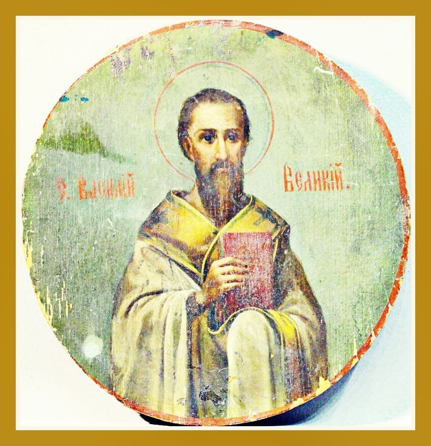 Одно из древнейших изображений Василия Великого.