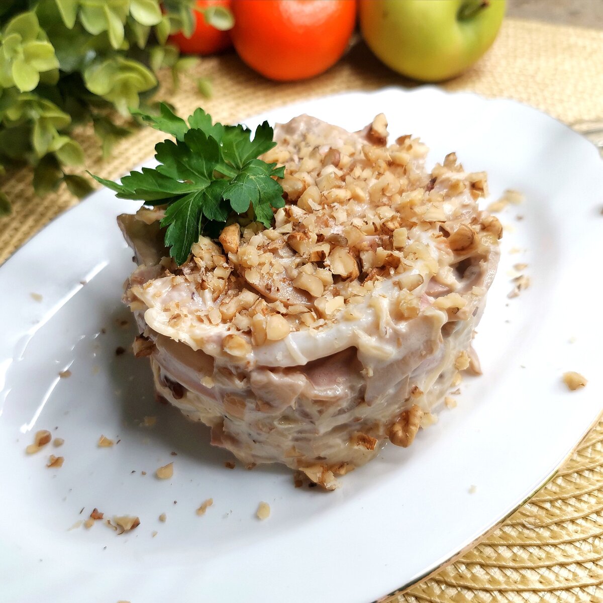 Вариант сервировки салата