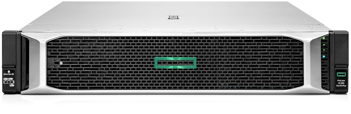 Сервер HPE ProLiant DL380 Gen10 Plus вид спереди