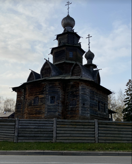 Преображенская церковь. 1756 г. Из села Козлятьево Кольчугинского р-на. 