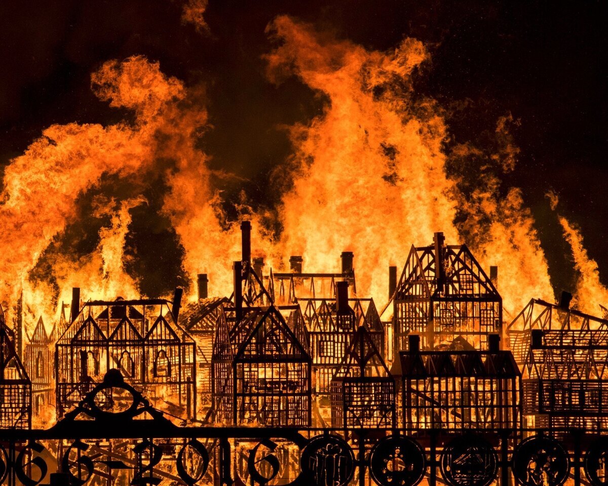 После великого пожара. Великий Лондонский пожар 1666. Лондон 1666. Лондонский пожар 1666 года. Пожар в Лондоне 1666.