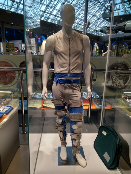 костюм «Стимул-01НЧ» в экспозиции Государственного музея истории космонавтики им. К.Э. Циолковского