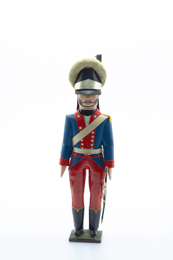 Рядовой. Российская империя. Карабинерный полк. 1786 — 1796 г.