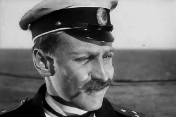 Григорий Александров (Мормоненко) в фильме Сергея Эйзенштейна “Броненосец “Потемкин”, 1925 г.