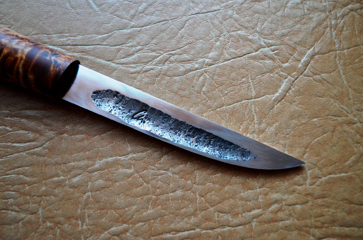 заточка якутского ножа