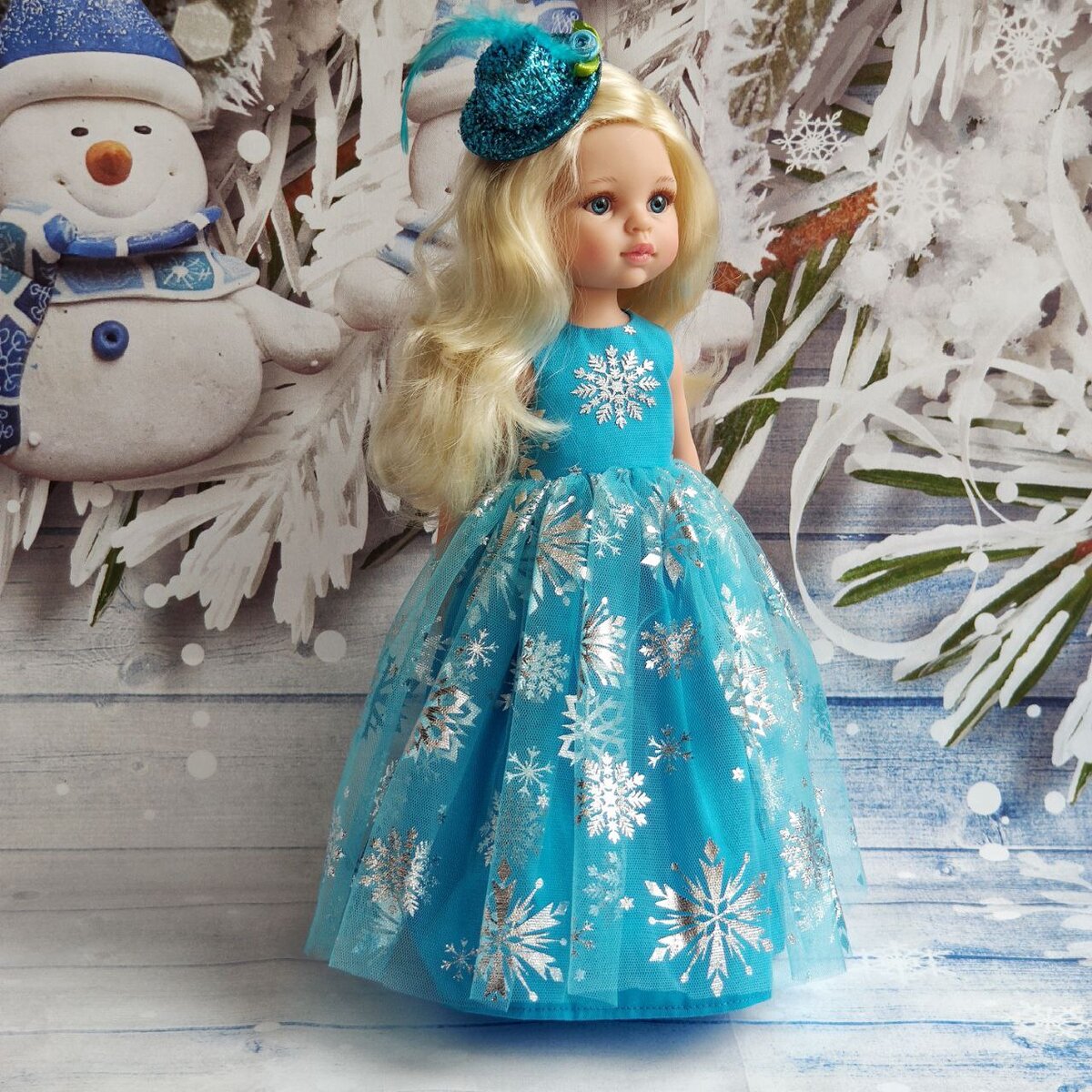 Paola Reina кукла Клаудия "Голубая Снежинка"
