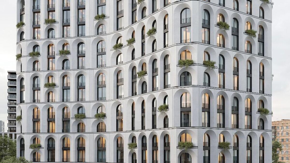    Проект комплекса с апартаментами в Дорогомилове на западе Москвы© Пресс-служба Москомархитектуры