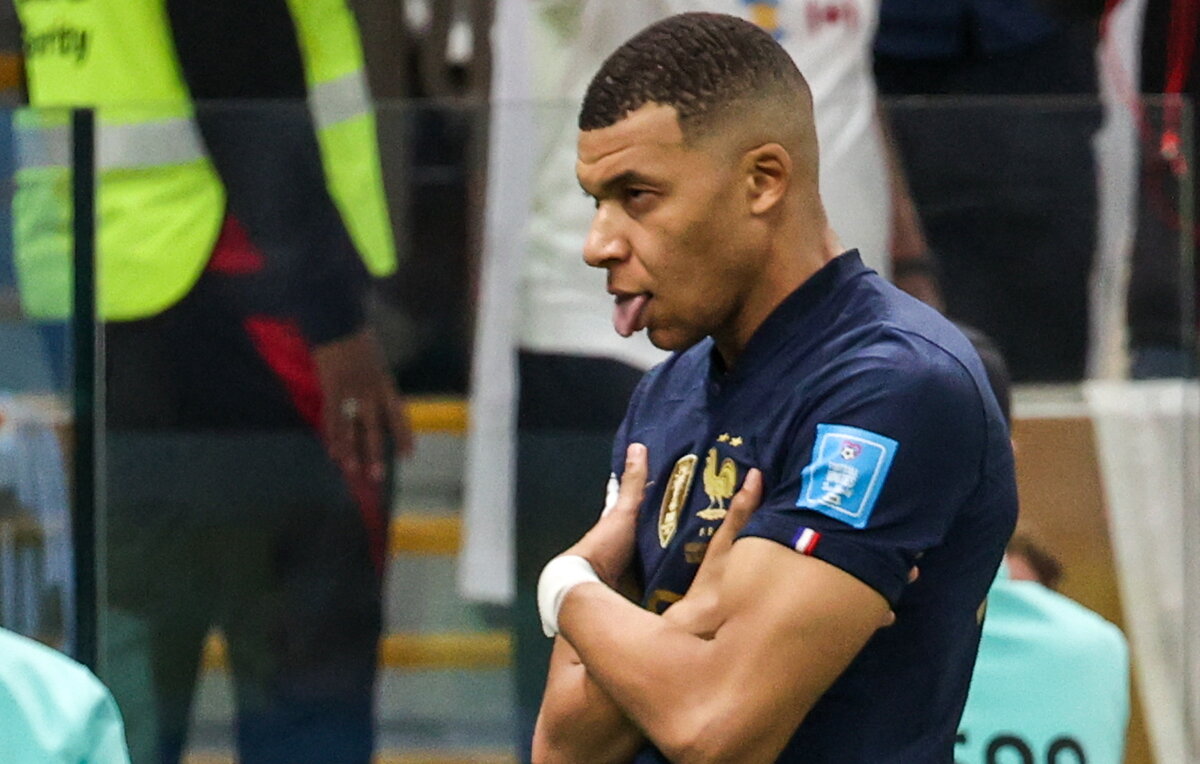    Нападающий сборной Франции Килиан Мбаппе  Сергей Бобылев/ТАСС