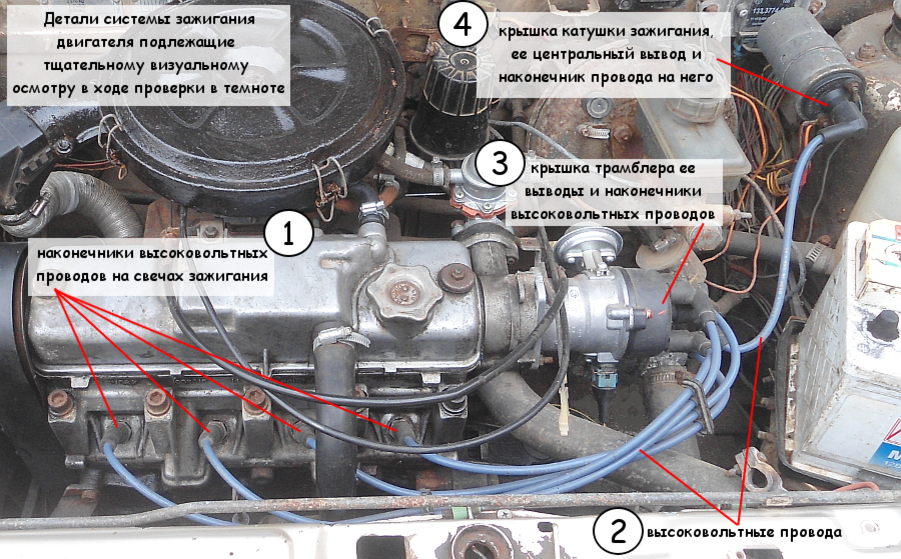 Схема высоковольтных проводов ваз 2109 Ignition order (Renault Renault 19, 1988-1996) "Electrical equipment/Ignition