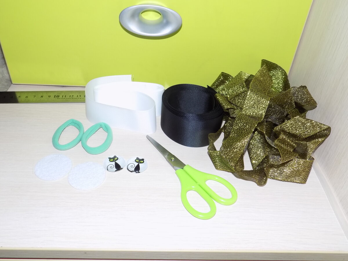 бантики из репсовых лент, мастер класс своими руками