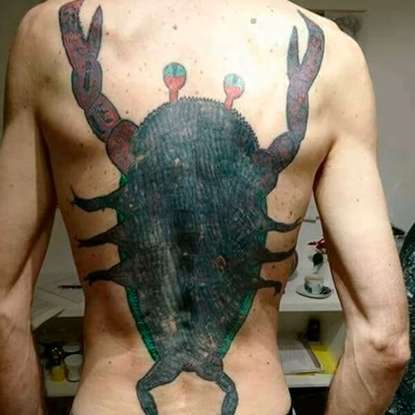  Этот краб в гости всех видеть рад.