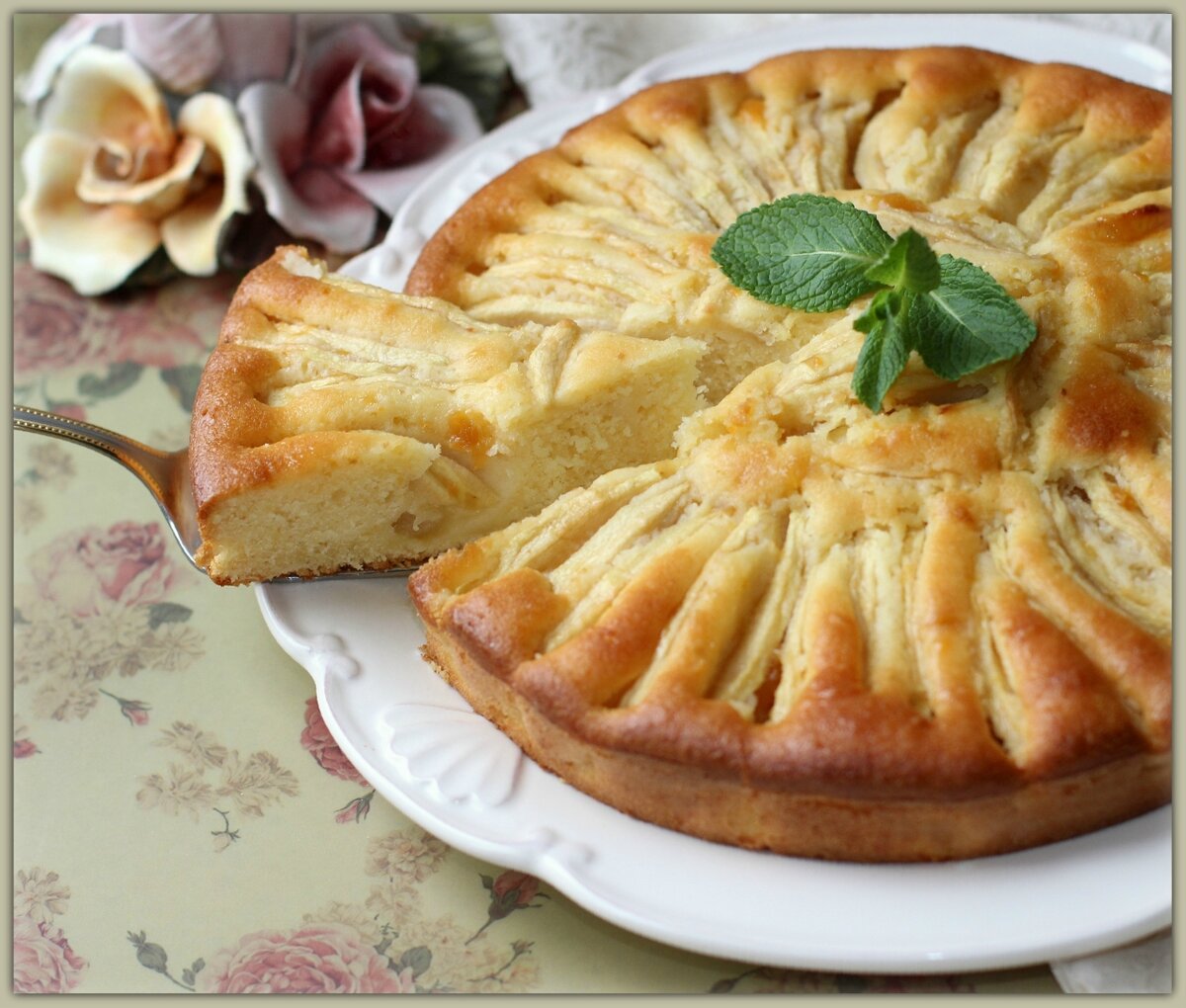 Пирог с яблоками