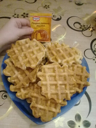 Морковные вафли с корицей