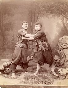 Грузинские борцы