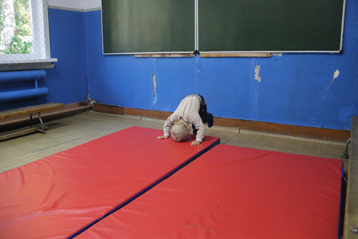 Вот и весь спортзал в нашей школе