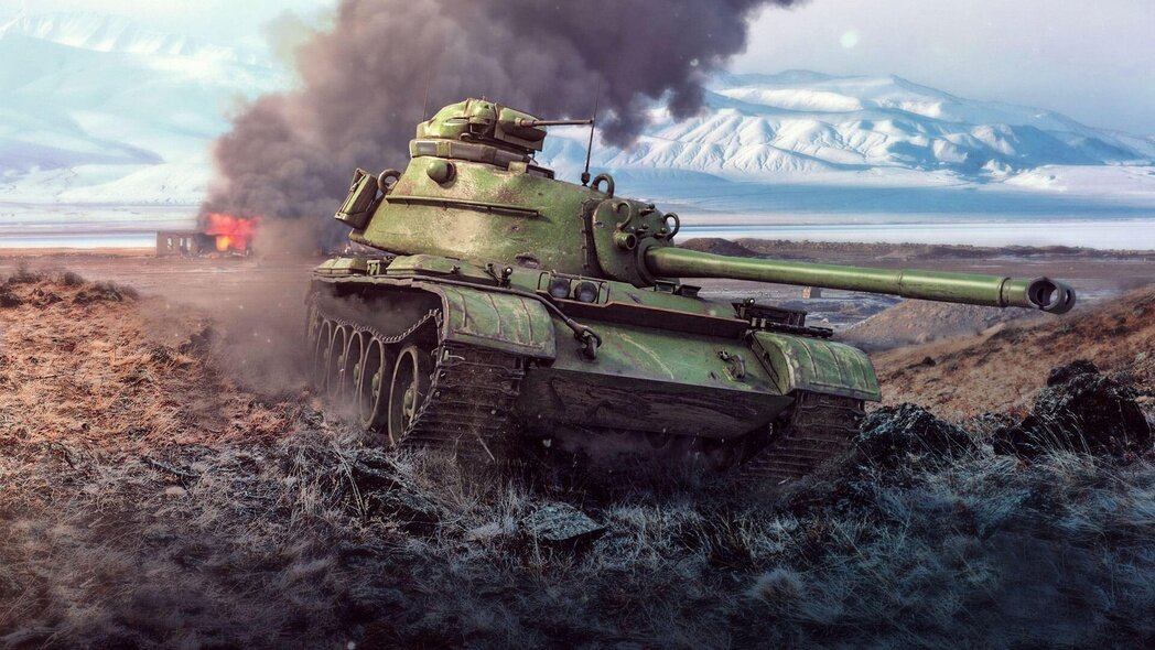 (танк 59-Patton. Промо-материалы игры WoT Blitz)