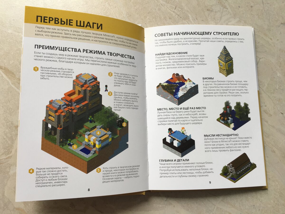 Творческий подход к Minecraft: обзор официальной книги | Nerf this gameblog  (архив) | Дзен