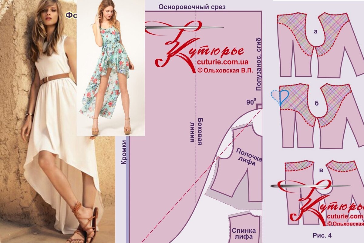 Платья с юбкой татьянкой