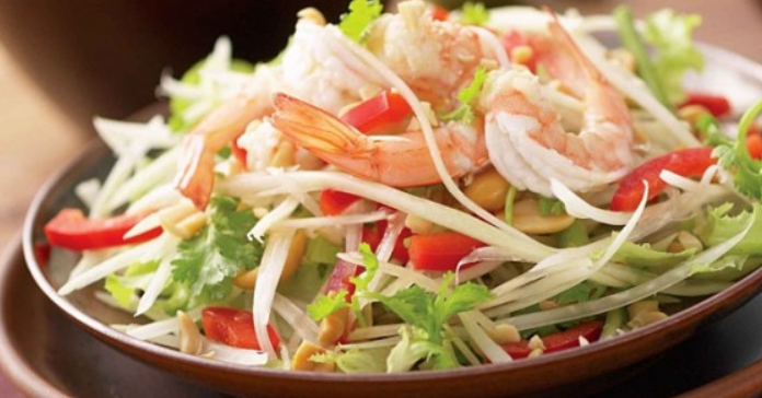 Салат из папайи