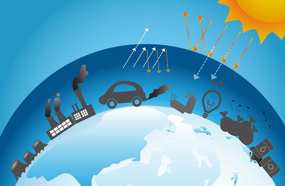 Озоновый слой! Именно он защищает нас от излишней солнечной радиации.