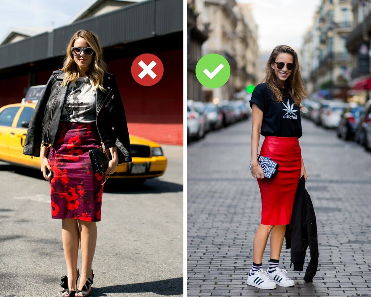 Юбка-карандаш сделает стройной не каждую девушку.