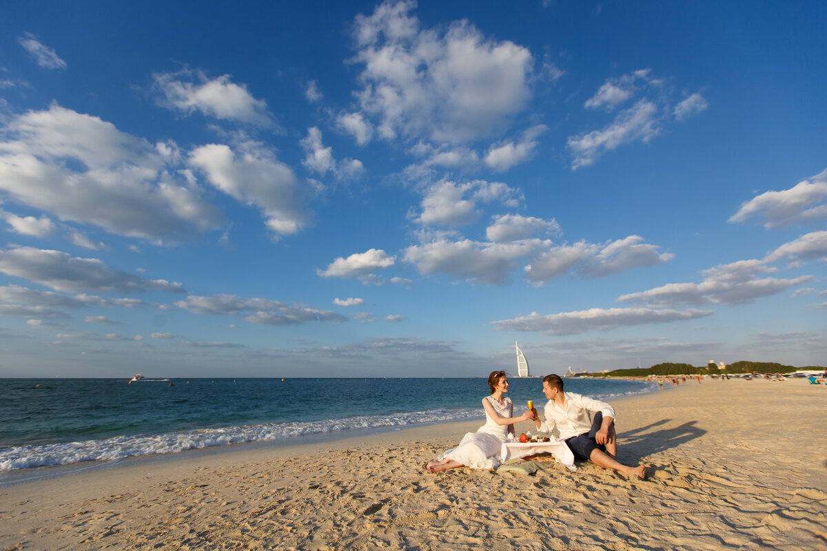 пляжа Jumeirah Beach. Фото принадлежит автору блога Voyage sacvoyage . копирование, и использование другими лицами запрещено. 