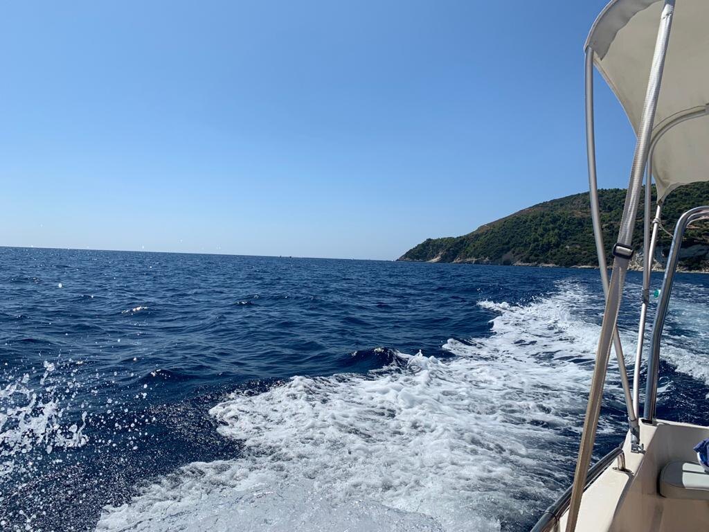 Взяли катер покататься. Закинф.