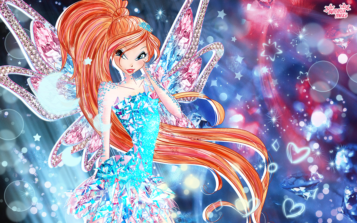 Bloom в превращении Tynix. Мультсериал Winx Club.