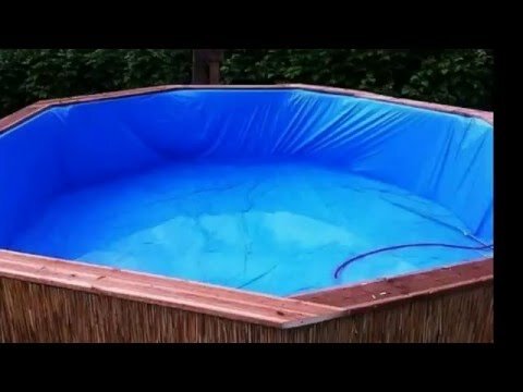 Как сделать бассейн своими руками из подручных материалов