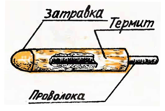 термитный карандаш.