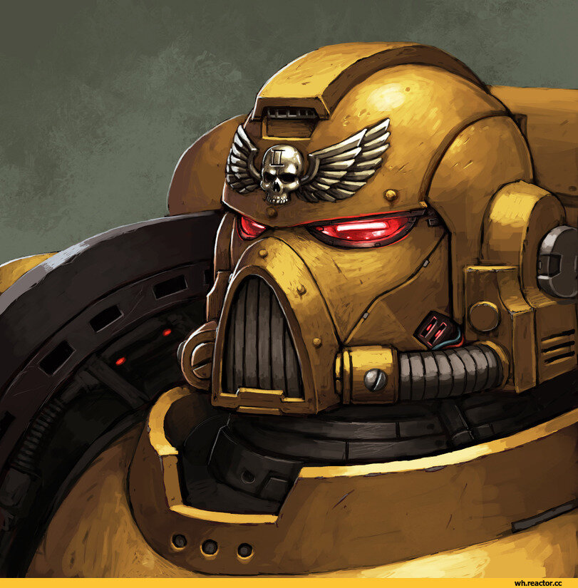 Доспех астартес с воротником