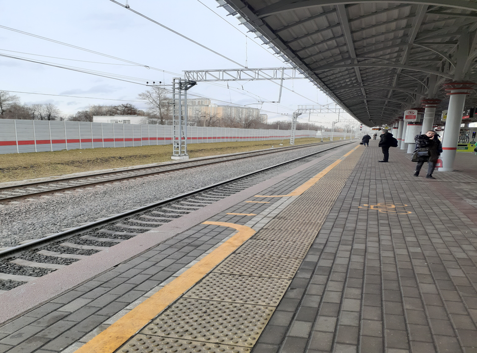 Фото автора. Бескрайние русские дали и железная дорога. 