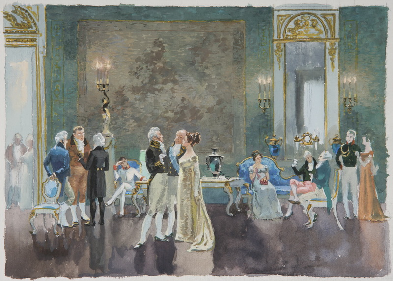 Война и мир". Иллюстрация А. Николаева