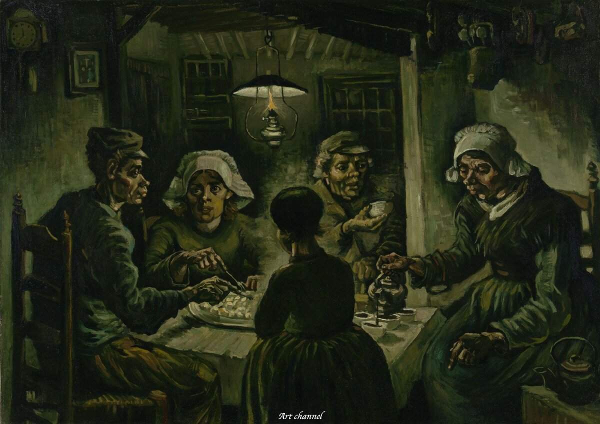 "Едоки картофеля", 1885г.