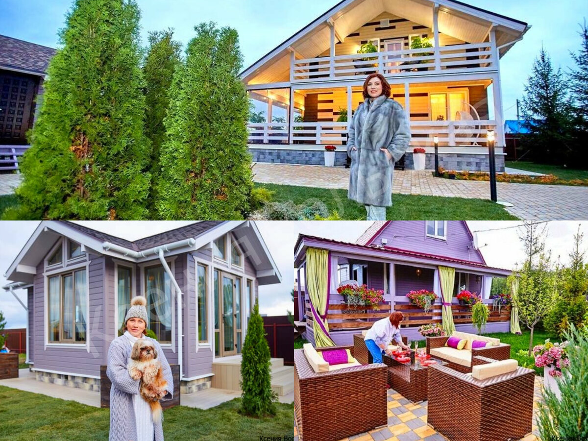 Хозяйский дом и два гостевых дома