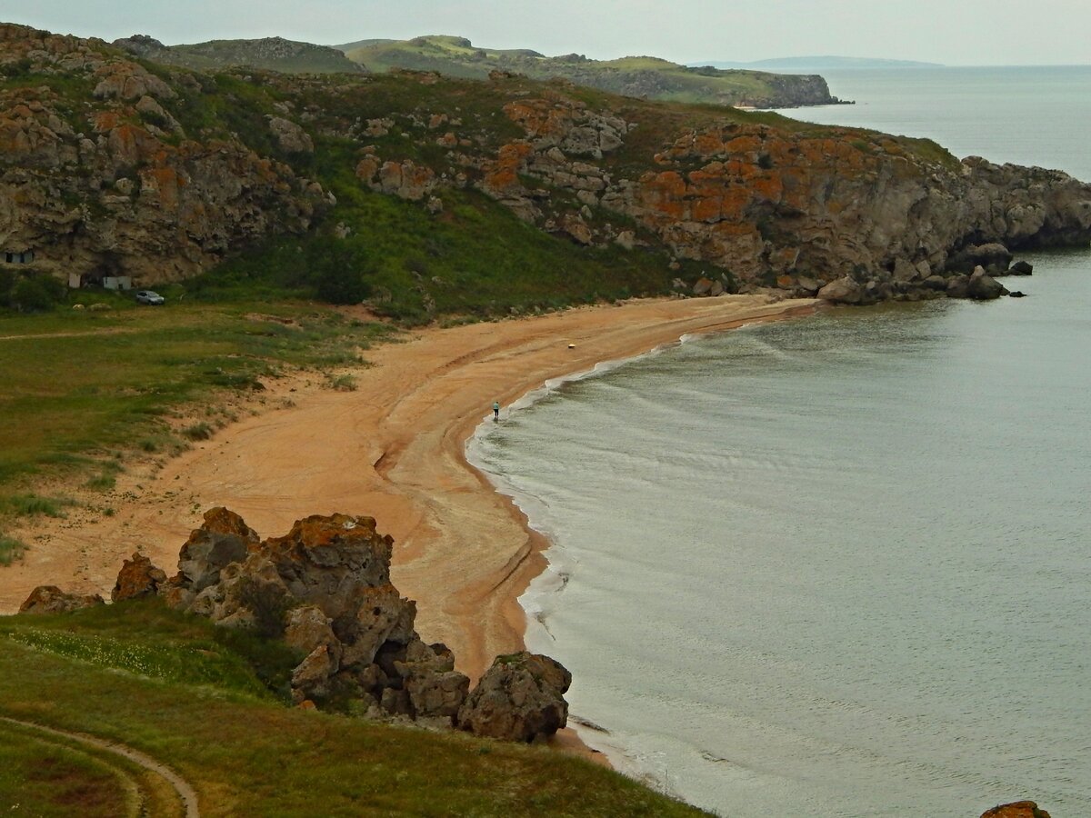 генеральские пляжи в крыму на карте