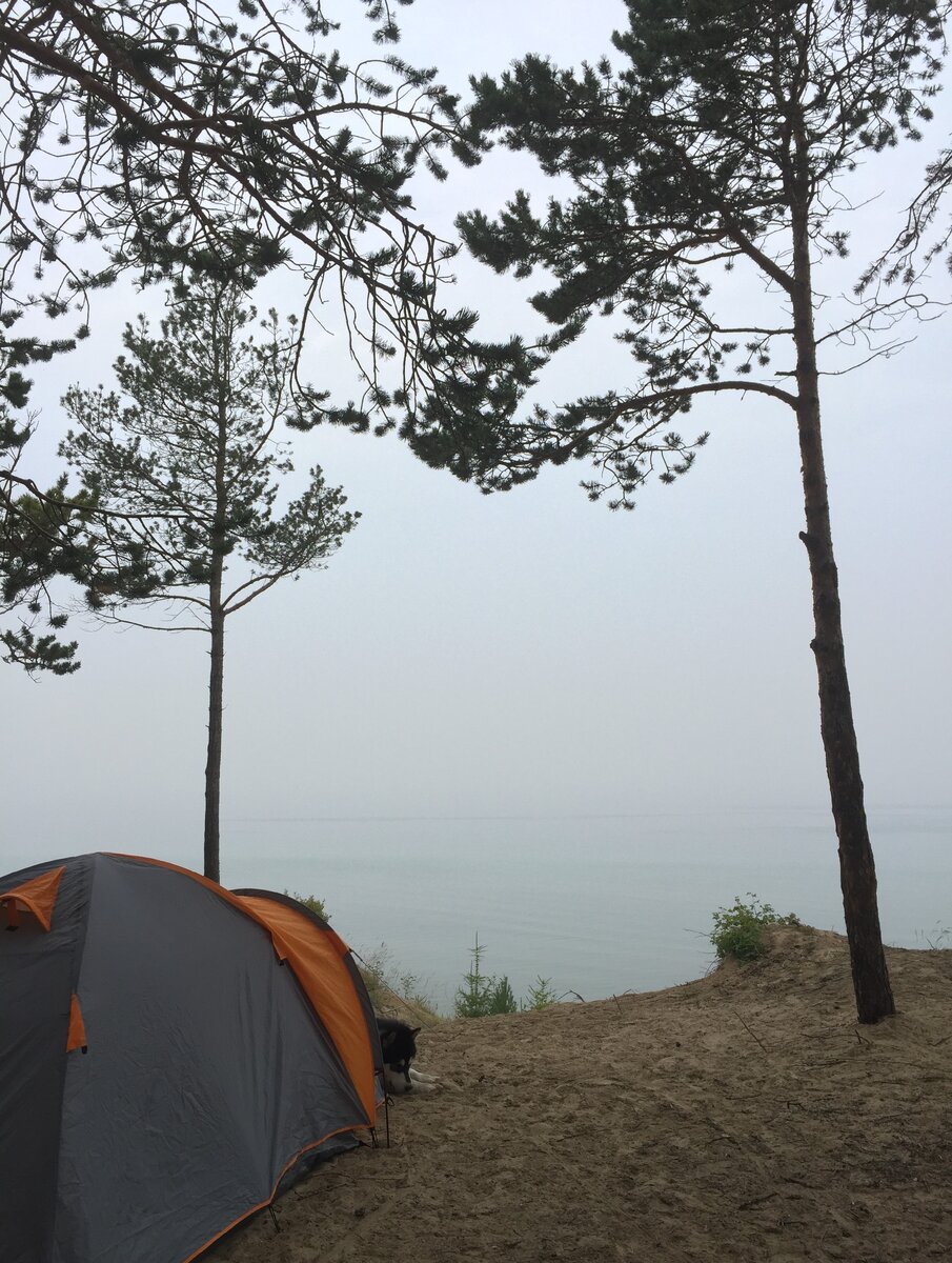 Наша первая палатка