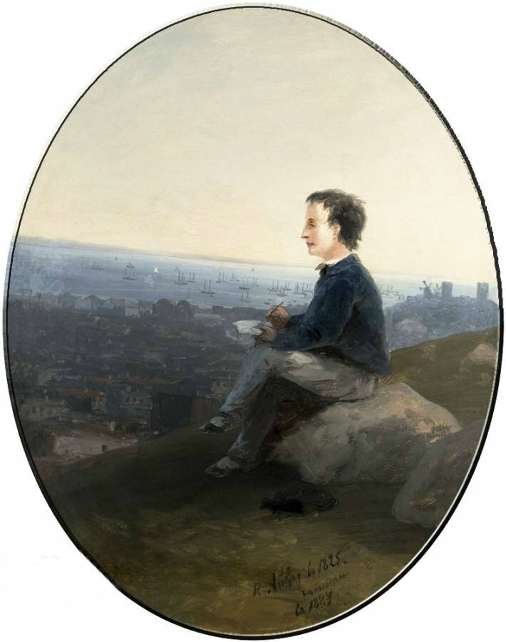 «Айвазовъ», 1825. Написан в 1887». Из собрания Феодосийской картинной галереи. Источник: radiovan.fm