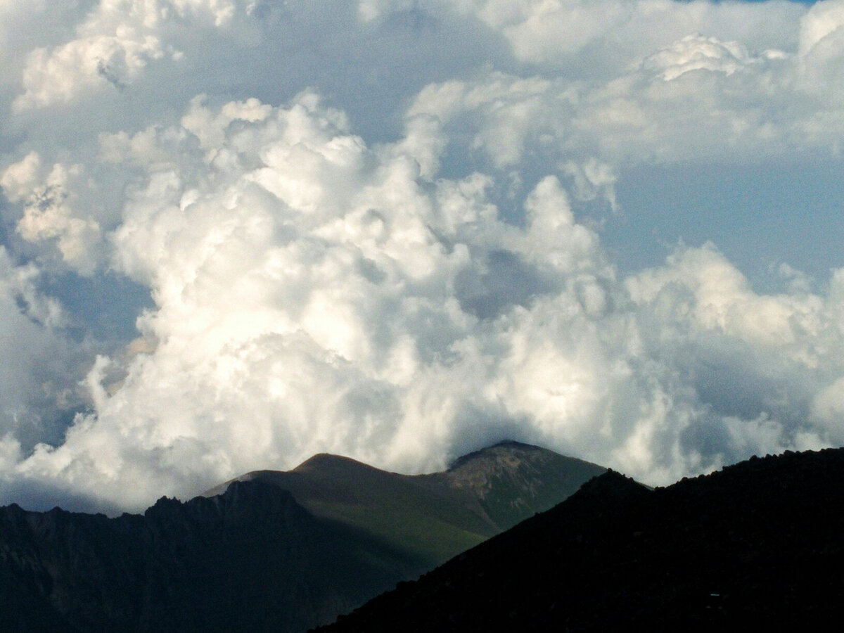 Подъем на Эльбрус - вид сверху