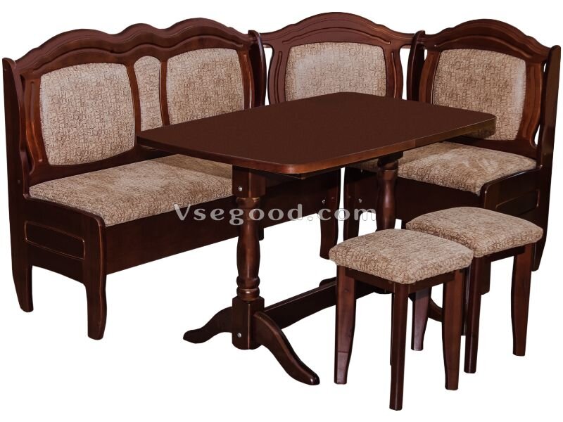 Кухонный уголок Престиж прямоугольный стол