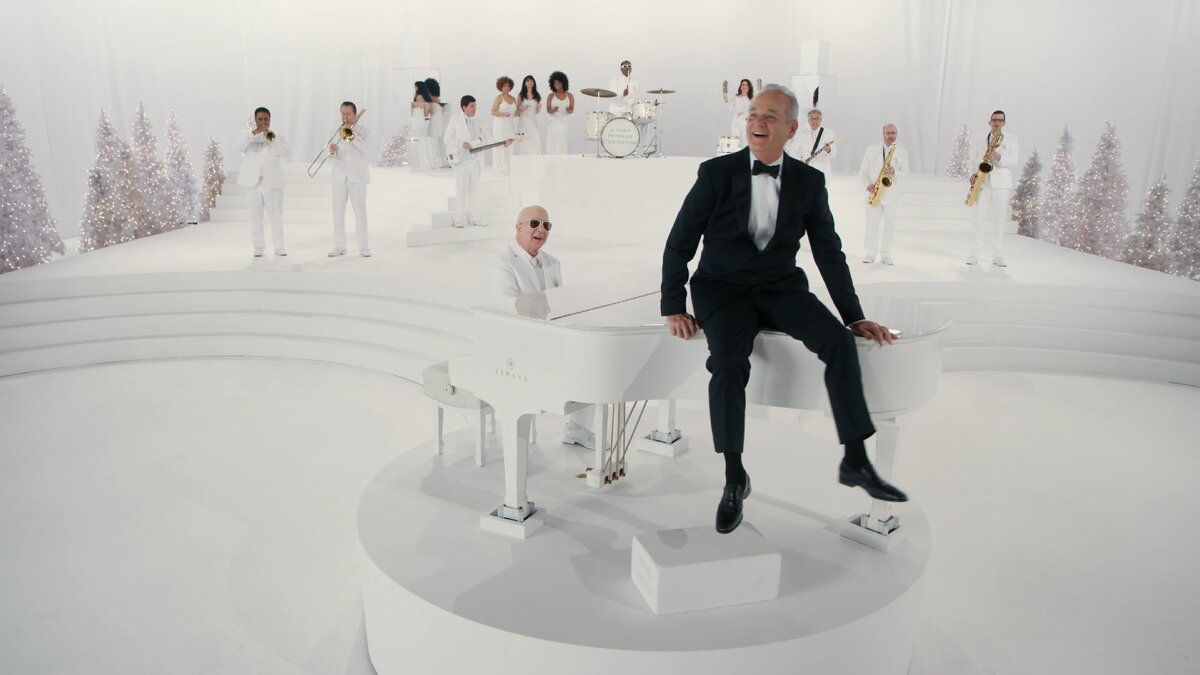 Кадр из фильма "Очень мюрреевское Рождество"